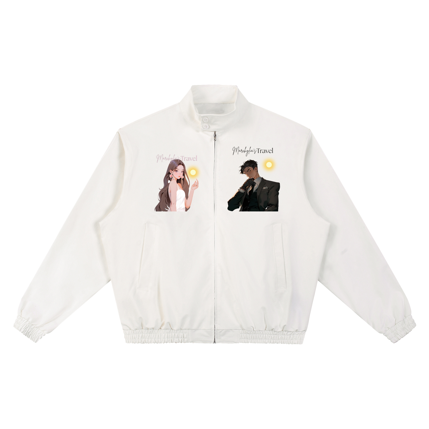 Stand Collar Bomber Jacket